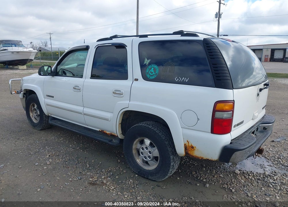 2002 CHEVROLET TAHOE LT VIN: 1GNEK13Z52J290109