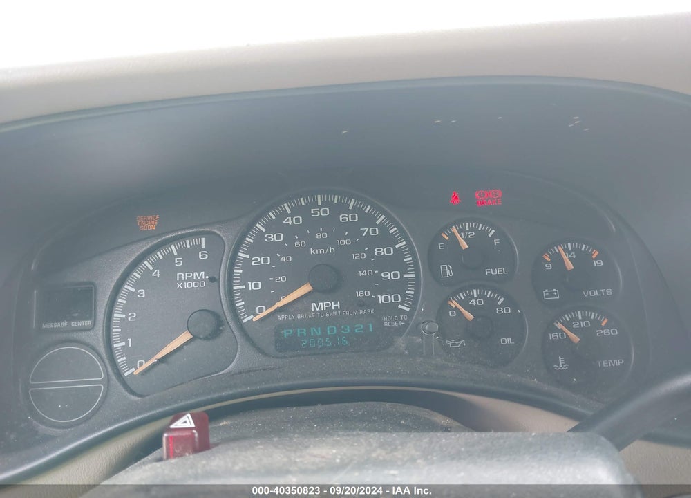 2002 CHEVROLET TAHOE LT VIN: 1GNEK13Z52J290109