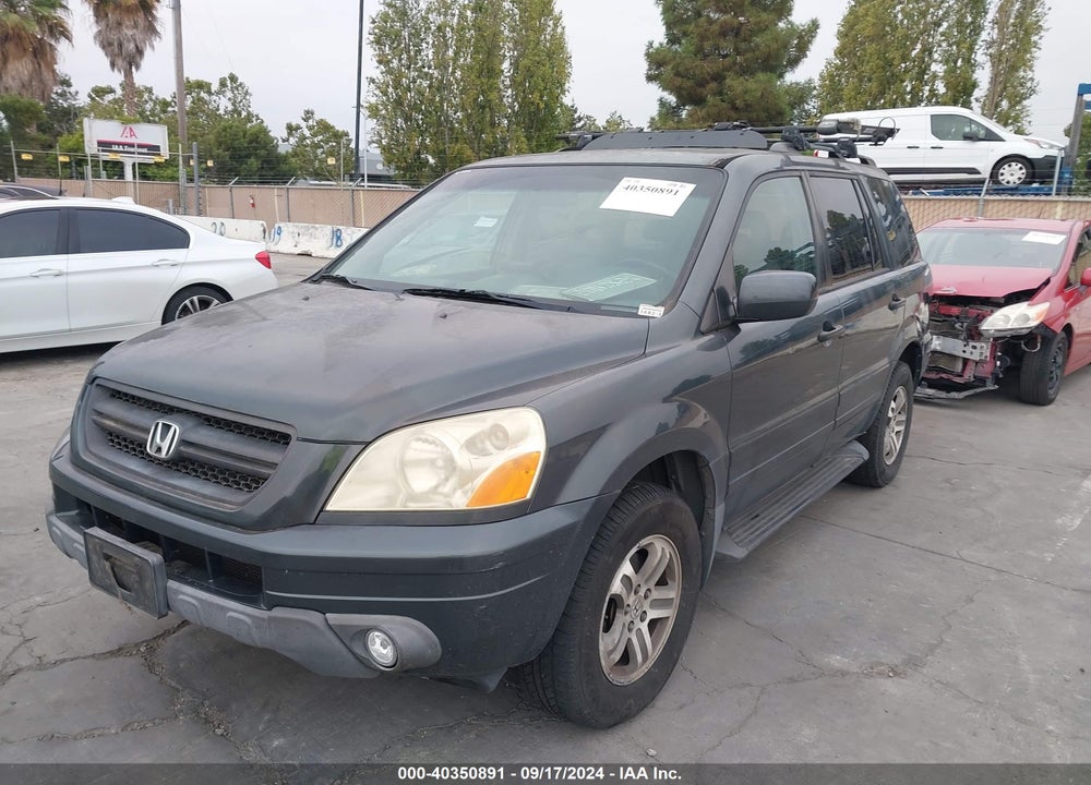 2003 HONDA PILOT EX-L VIN: 2HKYF18583H615605