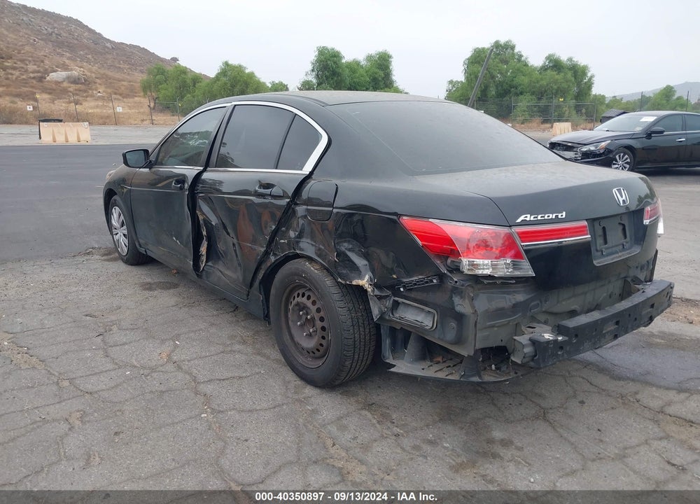 2012 HONDA ACCORD 2.4 LX VIN: 1HGCP2F3XCA009892