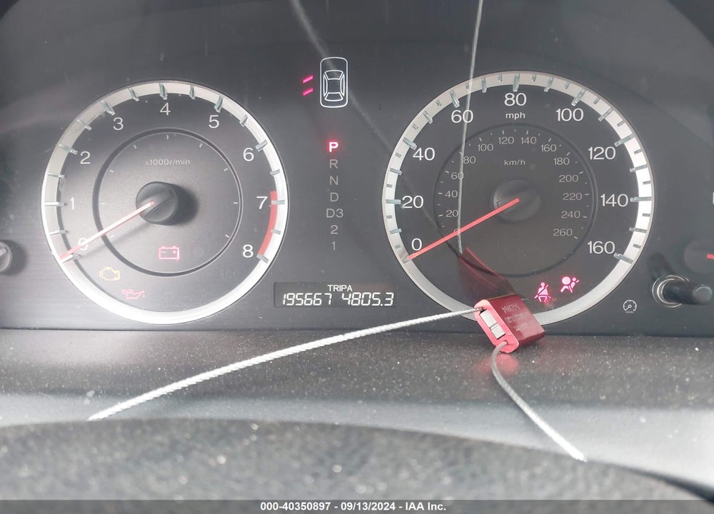 2012 HONDA ACCORD 2.4 LX VIN: 1HGCP2F3XCA009892