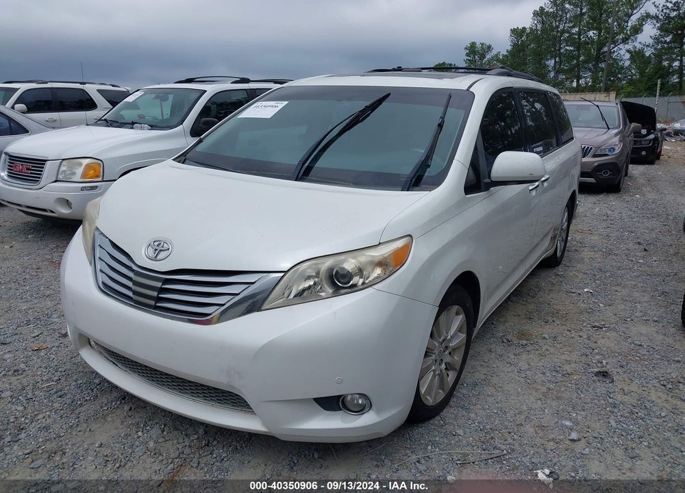 2011 TOYOTA SIENNA LIMITED V6 VIN: 5TDYK3DC6BS151606