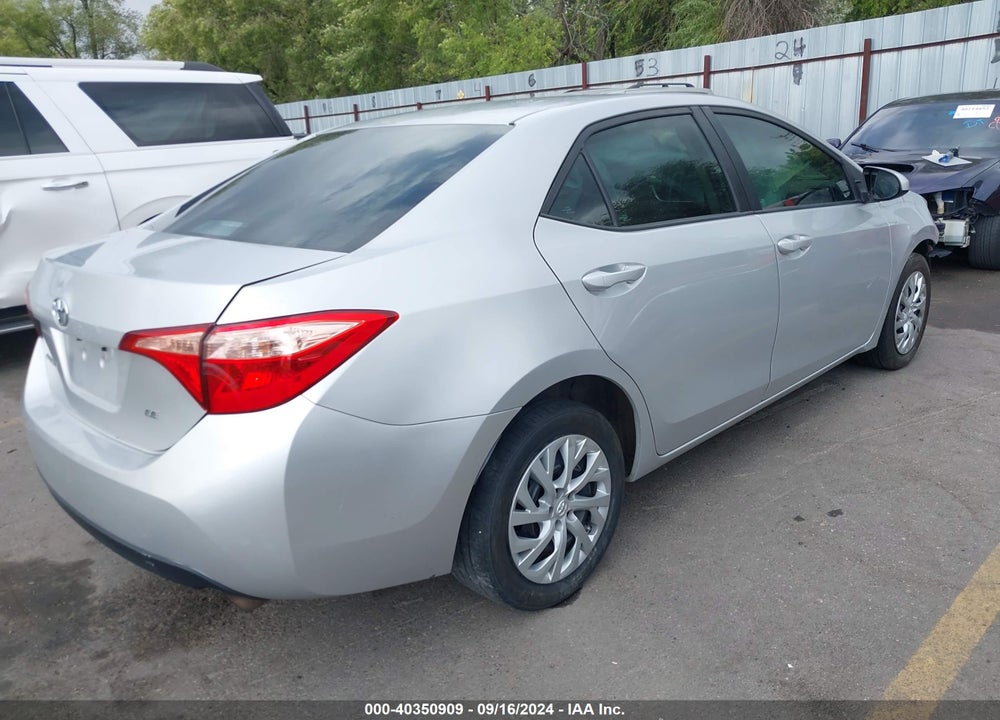2017 TOYOTA COROLLA LE VIN: 5YFBURHE1HP621850