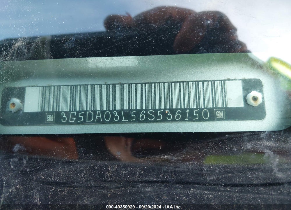 2006 BUICK RENDEZVOUS CX VIN: 3G5DA03L56S536150