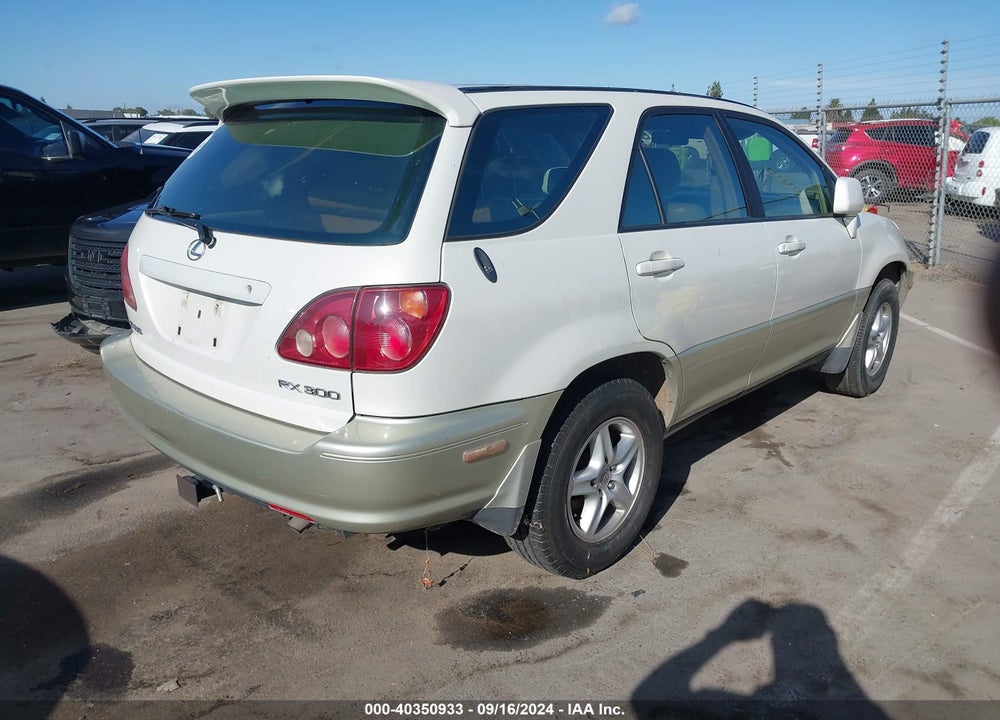 2000 LEXUS RX 300 VIN: JT6GF10U4Y0053406