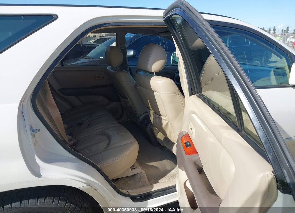 2000 LEXUS RX 300 VIN: JT6GF10U4Y0053406