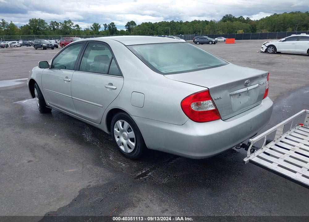 2002 TOYOTA CAMRY LE VIN: 4T1BE32K12U095315