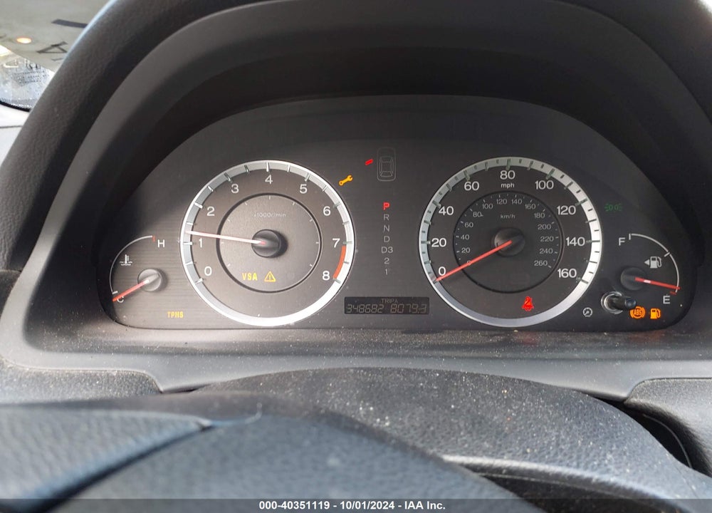 2009 HONDA ACCORD 2.4 EX VIN: 1HGCP26789A003441
