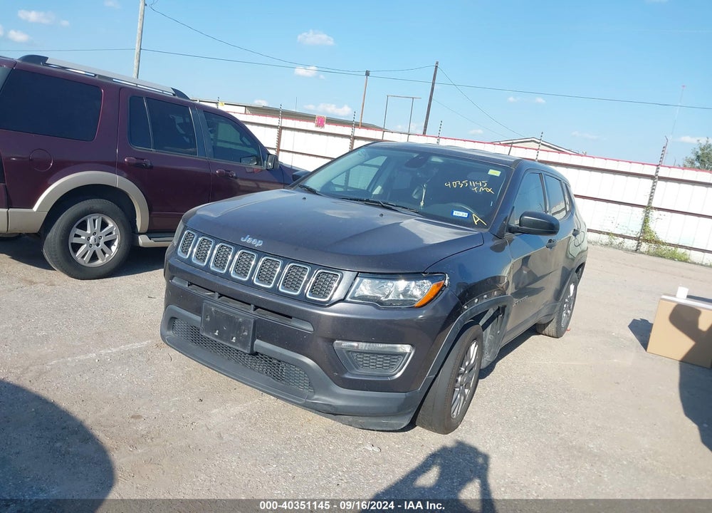2018 JEEP COMPASS SPORT FWD VIN: 3C4NJCAB3JT272194