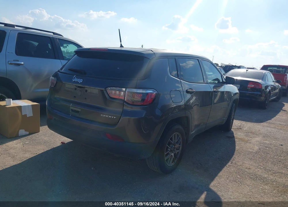 2018 JEEP COMPASS SPORT FWD VIN: 3C4NJCAB3JT272194