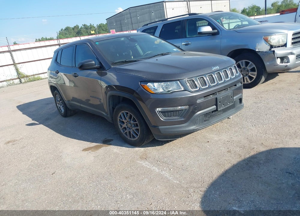 2018 JEEP COMPASS SPORT FWD VIN: 3C4NJCAB3JT272194