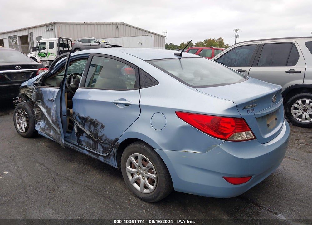 2013 HYUNDAI ACCENT GLS VIN: KMHCT4AE9DU347746