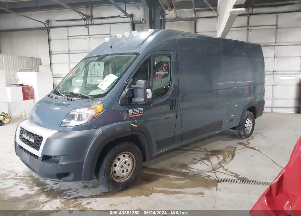 2019 RAM PROMASTER 2500 HIGH ROOF 159 WB VIN: 3C6TRVDG0KE520837