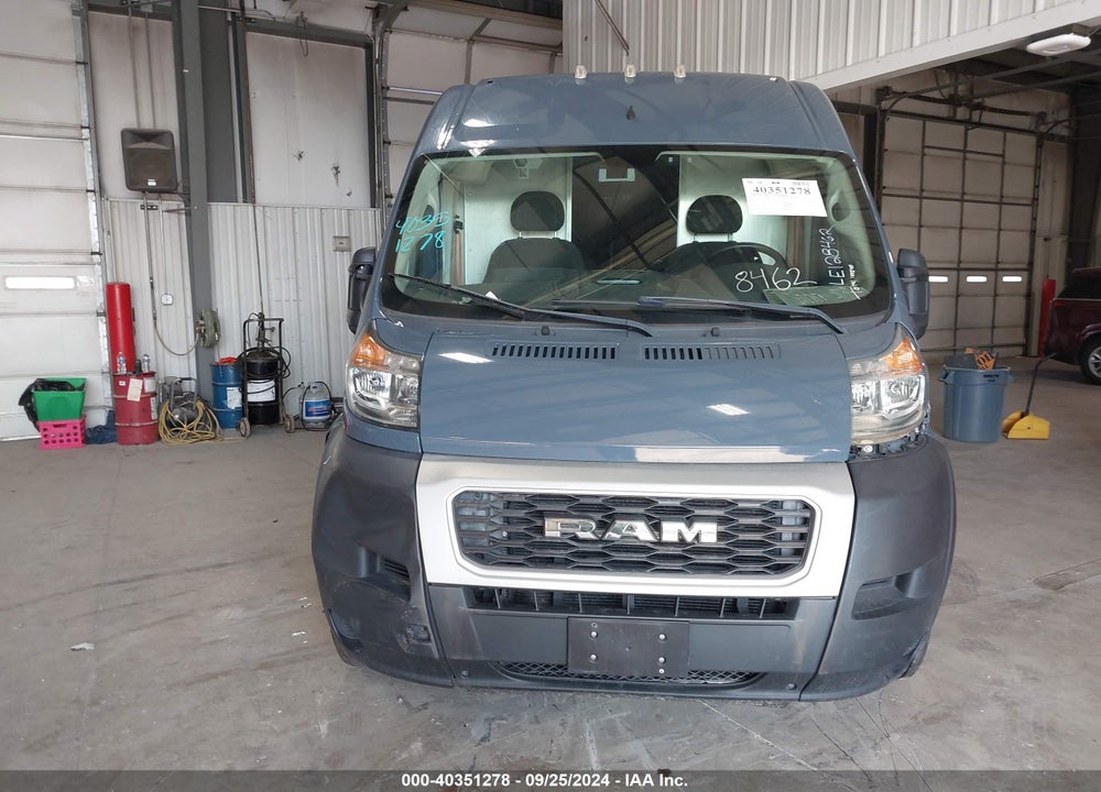 2020 RAM PROMASTER 3500 CARGO VAN HIGH ROOF 159 WB EXT VIN: 3C6URVJG3LE128462