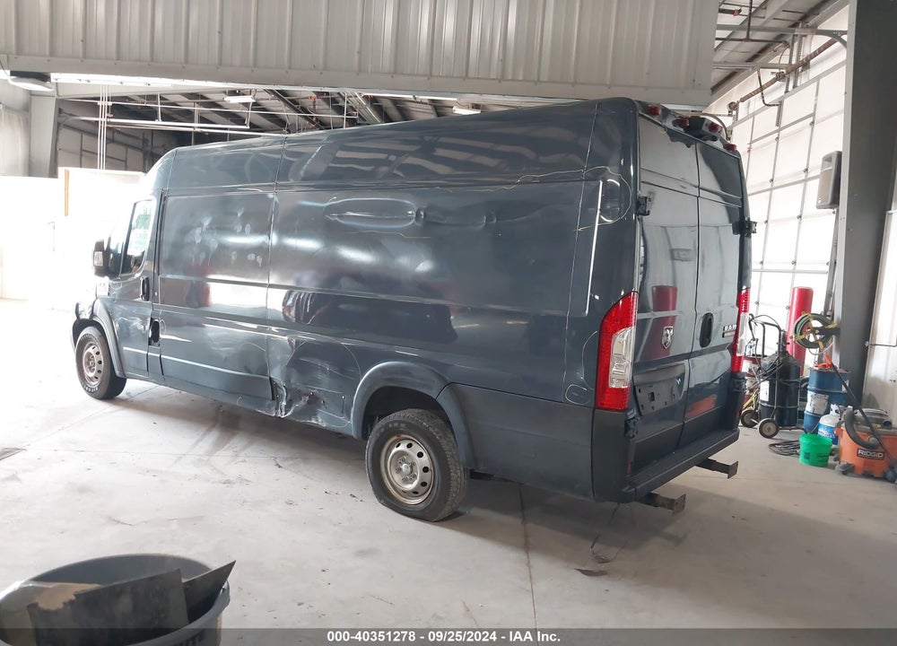 2020 RAM PROMASTER 3500 CARGO VAN HIGH ROOF 159 WB EXT VIN: 3C6URVJG3LE128462