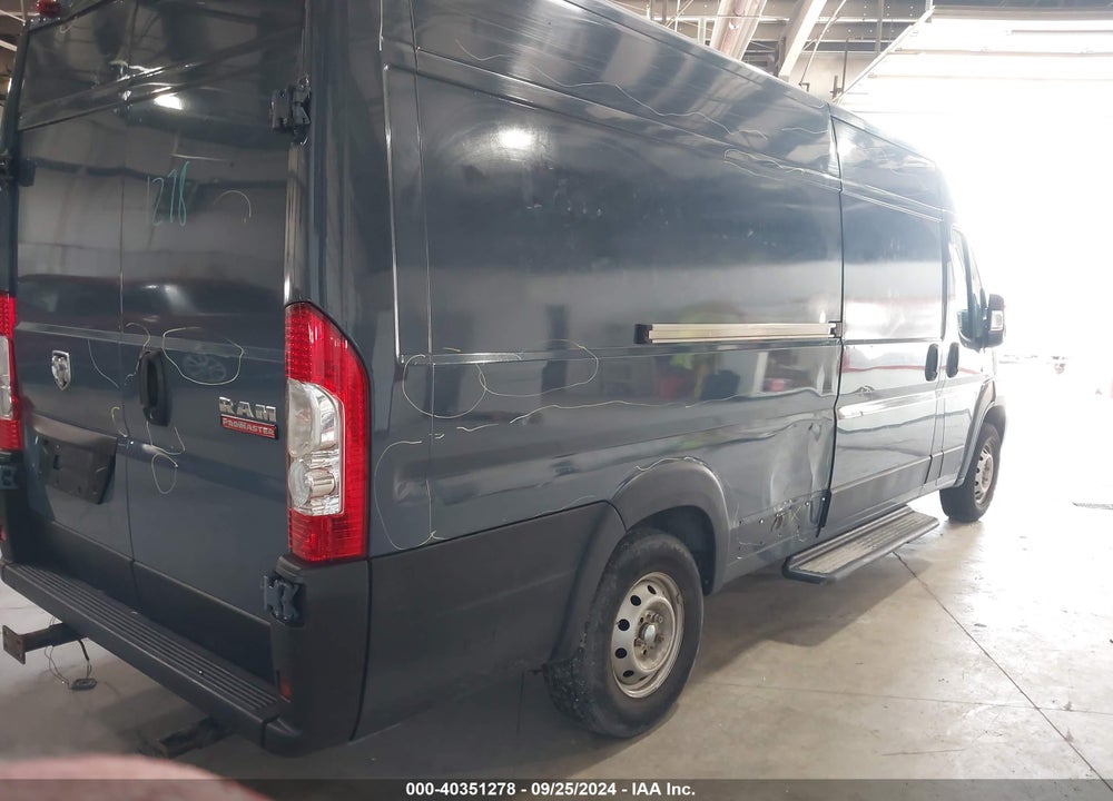 2020 RAM PROMASTER 3500 CARGO VAN HIGH ROOF 159 WB EXT VIN: 3C6URVJG3LE128462