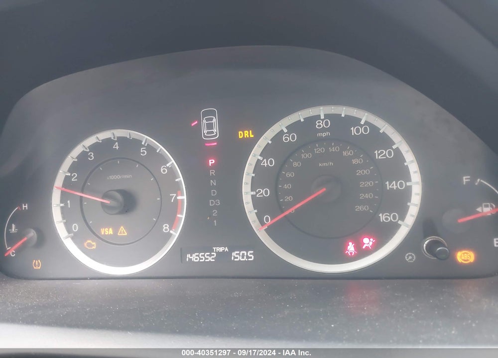 2010 HONDA ACCORD 2.4 LX VIN: 1HGCP2F30AA044504