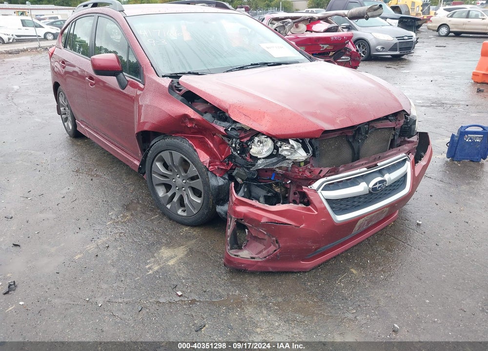2012 SUBARU IMPREZA 2.0I SPORT PREMIUM VIN: JF1GPAL61CH222557