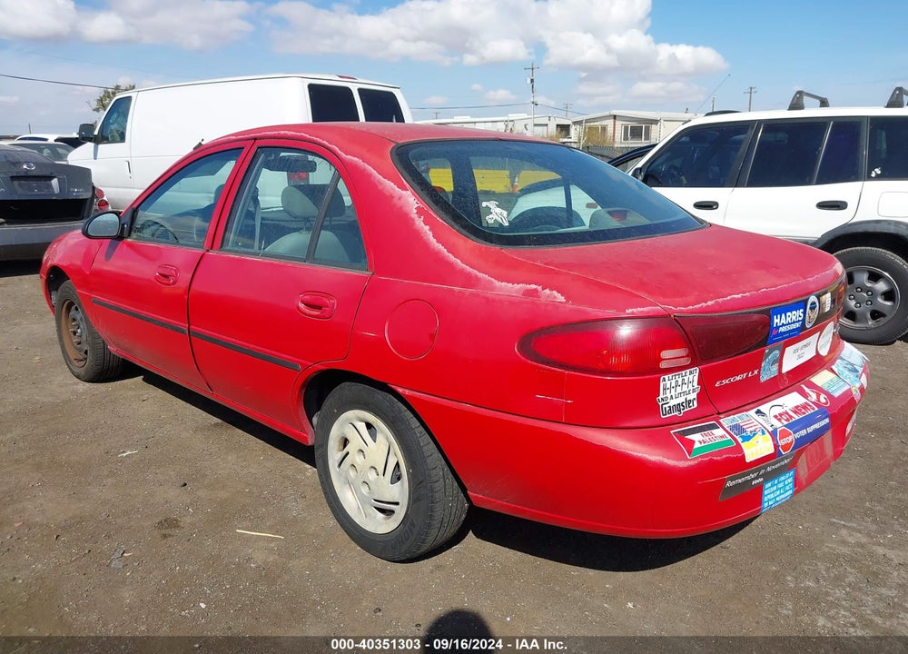 1999 FORD ESCORT LX VIN: 1FAFP10PXXW105828