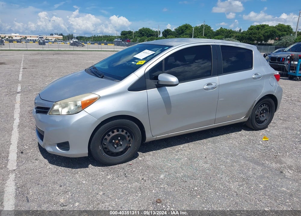 2012 TOYOTA YARIS LE VIN: JTDKTUD36CD520986