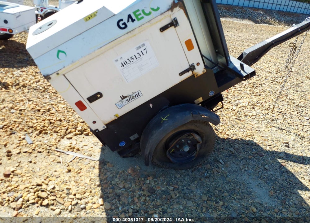 2022 UTILITY TRAILER GENERAC   LIGHT TRAILER VIN: 7FSBL1010NB851238