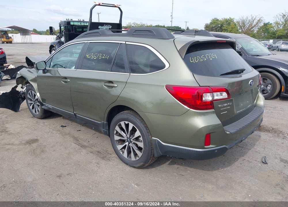 2017 SUBARU OUTBACK 2.5I LIMITED VIN: 4S4BSANC1H3369385