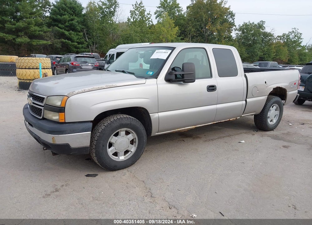 2006 CHEVROLET SILVERADO 1500 WORK TRUCK VIN: 2GCEK19B561294518