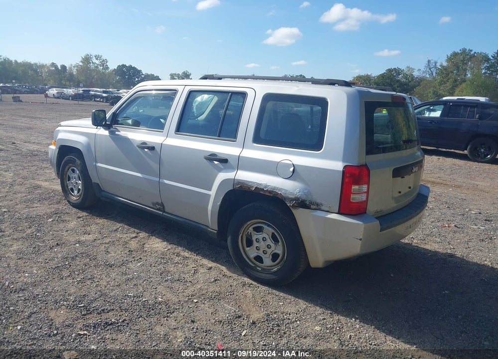 2009 JEEP PATRIOT SPORT VIN: 1J4FT28B49D130205