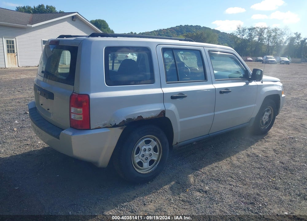 2009 JEEP PATRIOT SPORT VIN: 1J4FT28B49D130205