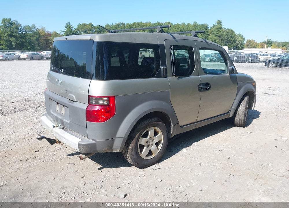 2004 HONDA ELEMENT EX VIN: 5J6YH28574L019411