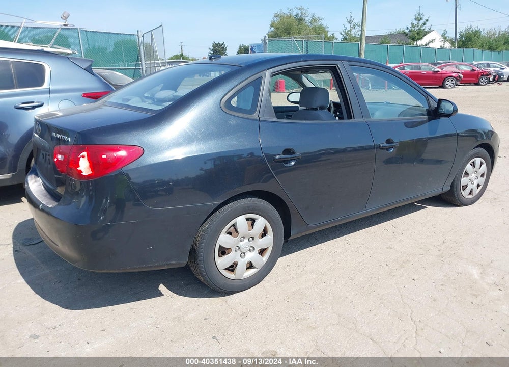 2008 HYUNDAI ELANTRA GLS/SE VIN: KMHDU46D48U397591