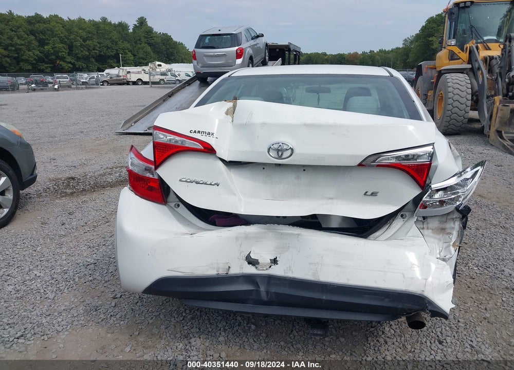 2016 TOYOTA COROLLA LE VIN: 2T1BURHE9GC518898
