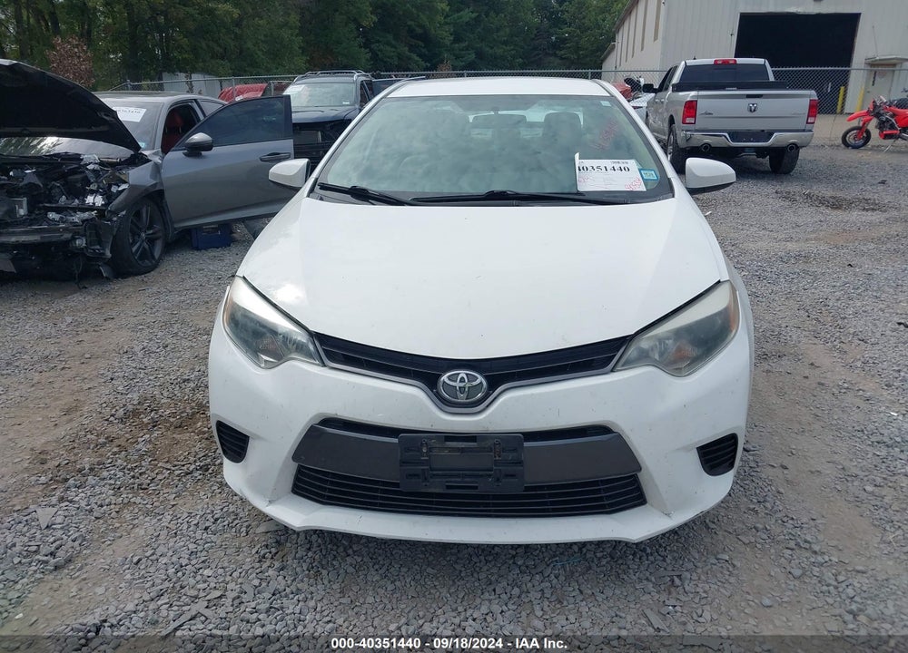 2016 TOYOTA COROLLA LE VIN: 2T1BURHE9GC518898