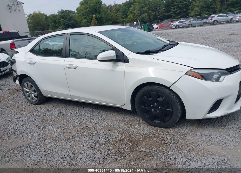 2016 TOYOTA COROLLA LE VIN: 2T1BURHE9GC518898