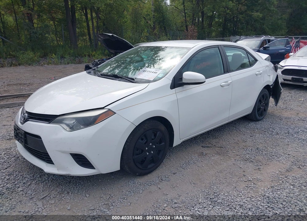 2016 TOYOTA COROLLA LE VIN: 2T1BURHE9GC518898