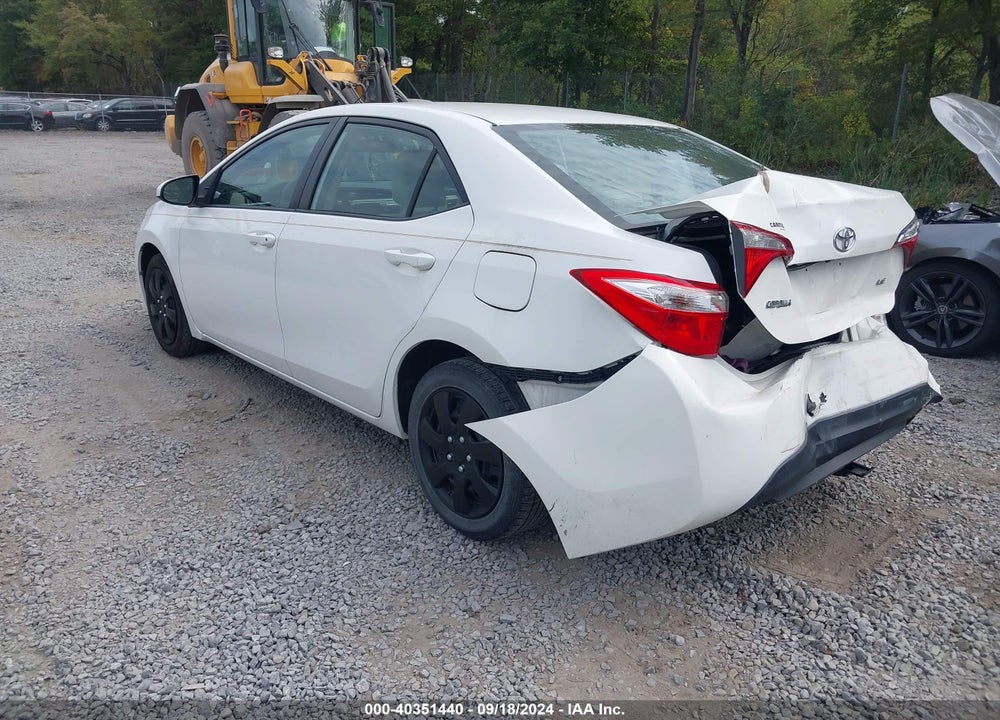 2016 TOYOTA COROLLA LE VIN: 2T1BURHE9GC518898