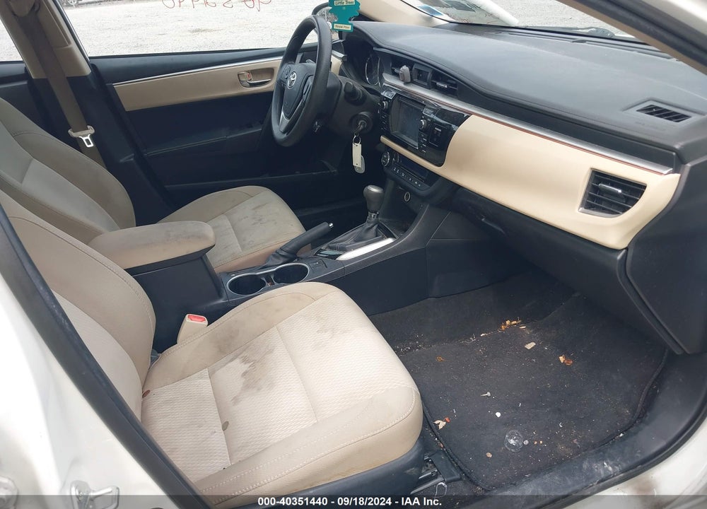 2016 TOYOTA COROLLA LE VIN: 2T1BURHE9GC518898