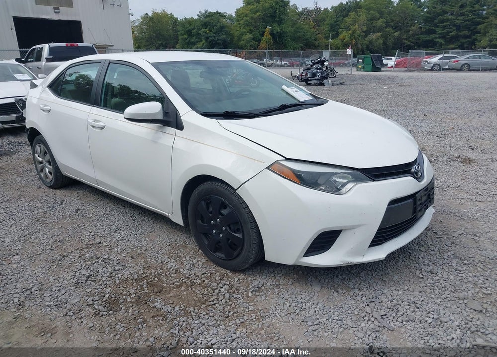 2016 TOYOTA COROLLA LE VIN: 2T1BURHE9GC518898
