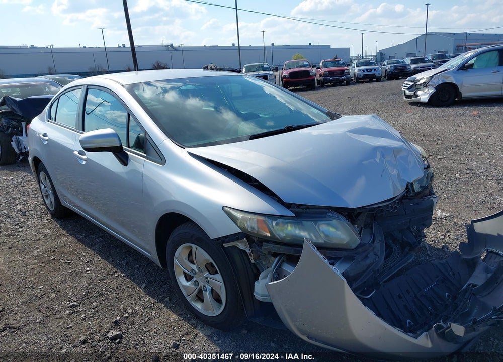 2014 HONDA CIVIC LX VIN: 2HGFB2F53EH514268