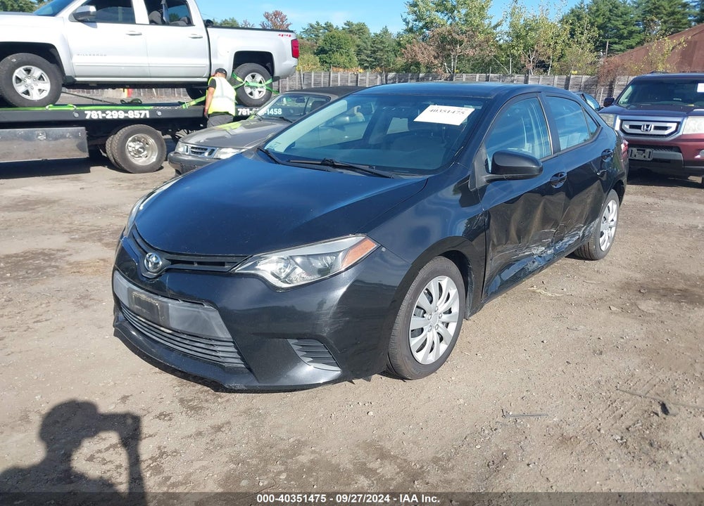 2014 TOYOTA COROLLA LE VIN: 2T1BURHE0EC041713