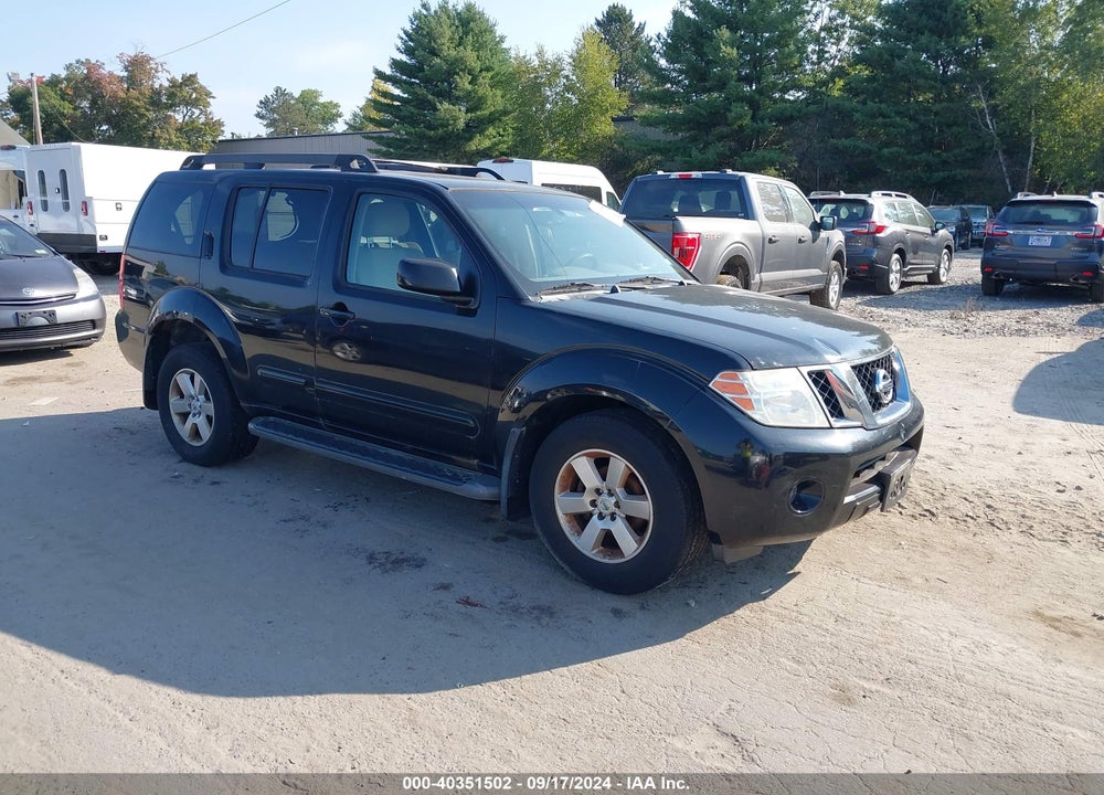 2008 NISSAN PATHFINDER SE VIN: 5N1AR18B38C611345