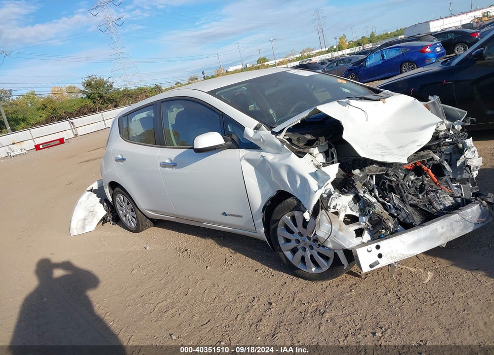 2016 NISSAN LEAF S VIN: 1N4AZ0CP9GC311377
