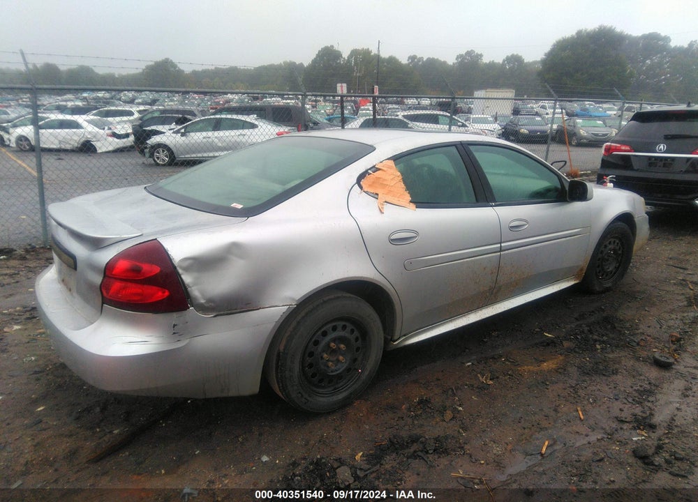 2005 PONTIAC GRAND PRIX VIN: 2G2WP522951202787