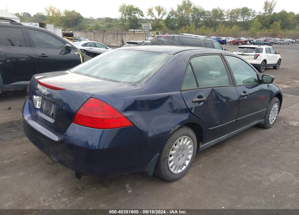 2007 HONDA ACCORD 2.4 VP VIN: 1HGCM55157A037115