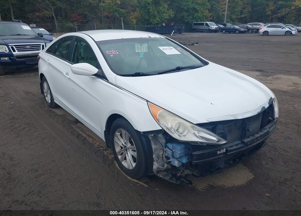 2013 HYUNDAI SONATA GLS VIN: 5NPEB4AC6DH778831