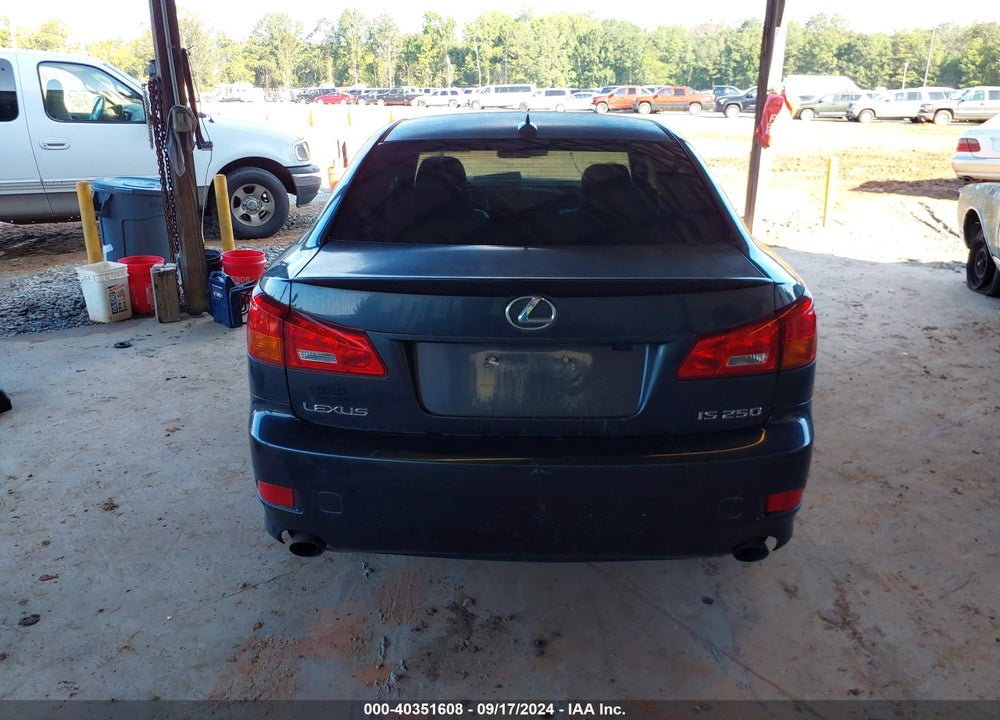 2008 LEXUS IS 250 VIN: JTHBK262085080257