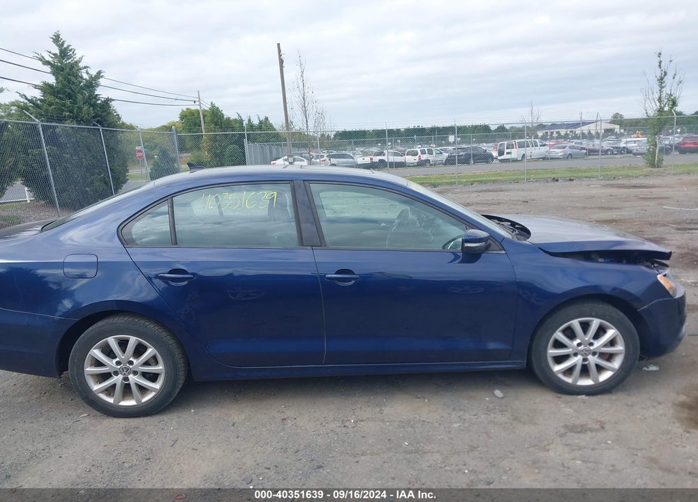 2012 VOLKSWAGEN JETTA 2.5L SE VIN: 3VWDX7AJ8CM420536