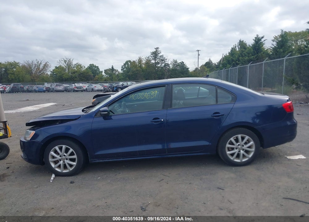 2012 VOLKSWAGEN JETTA 2.5L SE VIN: 3VWDX7AJ8CM420536