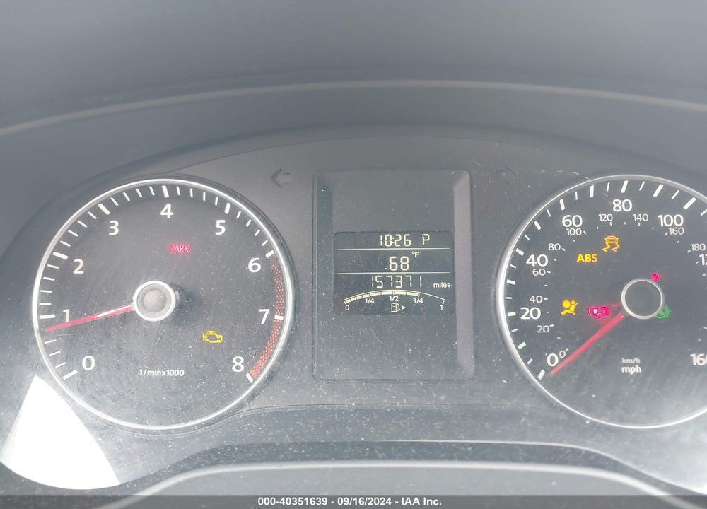 2012 VOLKSWAGEN JETTA 2.5L SE VIN: 3VWDX7AJ8CM420536