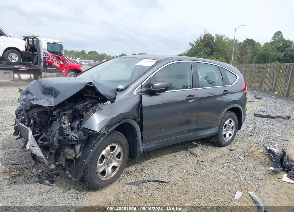 2014 HONDA CR-V LX VIN: 5J6RM4H39EL037470